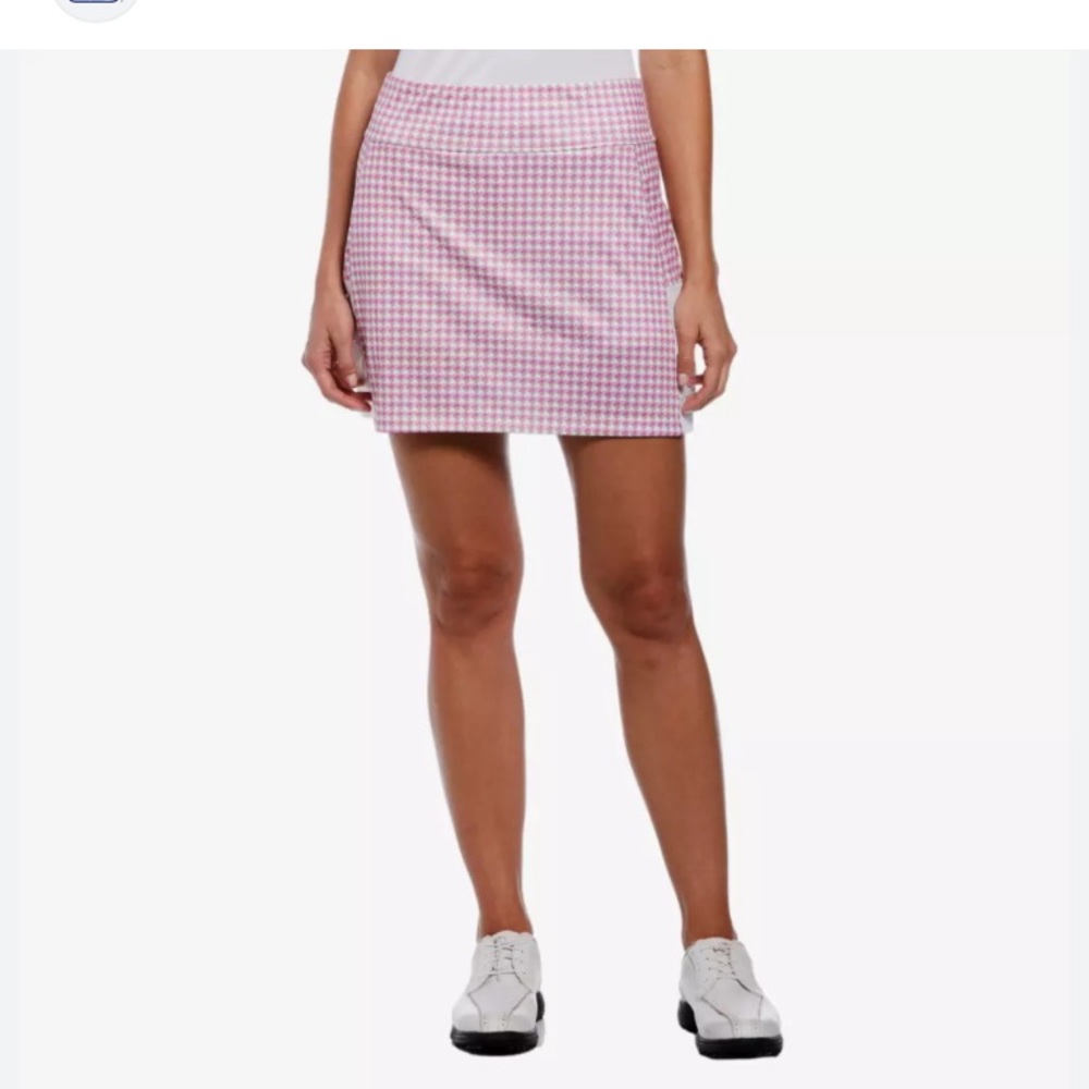 PGA tour sz XL Pink and Grey Geo Skort